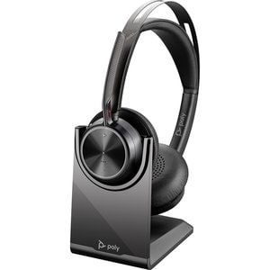 HP Poly Voyager Focus 2 USB-C-C Headset USB-C/A Adapter Charging Stand Customer Special 1