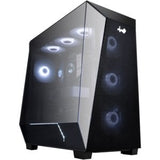 IN WIN PRISM Mid Tower Chassis including 4*12cm ARGB FANs at Rear panel and Side panel.