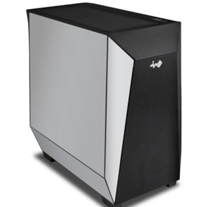 IN WIN PRISM Mid Tower Chassis including 4*12cm ARGB FANs at Rear panel and Side panel.