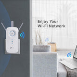 TP-Link RE450 AC1750 1750Mbps Wi-Fi Range Extender 450Mbps@2.4GHz 1300Mbps@5GHz 1Gbps LAN Port 3xAntennas ~RE580D RE590T