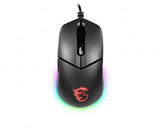 MSI CLUTCH-GM11, Clutch GM11 Gaming Mouse, Buttons: 6, 5000dpi, Wired, 1.8m, Black, 1 Year Warranty