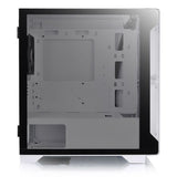 Thermaltake CA-1Q9-00S6WN-00, S100, Micro-ATX, Tempered Glass, Drive Bays: 2x2.5", 2x3.5" or 2x2.5", Expansion Slot: 4, Motherboard Support: Mini-ITX/Micro-ATX, Pre-Installed Fan: 1x120mm, Snow White, 2 Year Warranty