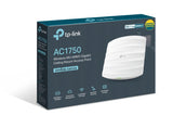 TP-Link EAP245 Omada AC1750 Wireless MU-MIMO Gigabit Ceiling Mount Access Point, Seamless Roaming, POE, Band Steering