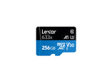 Lexar LSDMI256BB633A,  High-Performance 633X MicroSDHC, 256GB, UHS-I, Read Speed: Up to 100MB/s, Write Speed: Up to 45MB/s, 10 Year Warranty