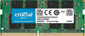 Crucial 16GB (1x16GB) DDR4 SODIMM 3200MHz CL22 1.2V Un-Ranked Notebook Laptop Memory RAM