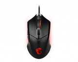 MSI CLUTCH-GM08, Clutch GM08 Gaming Mouse, Buttons: 6, 4200dpi, Wired, 1.8m, Black, 1 Year Warranty