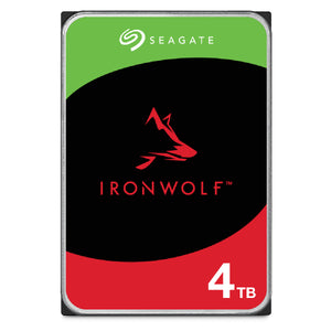 Seagate ST4000VN006, IronWolf NAS, 4TB, 3.5", SATA 6Gb/s, 5400RPM, Cache: 64MB, MTBF: 1,000,000 Hours, 3 Year Warranty