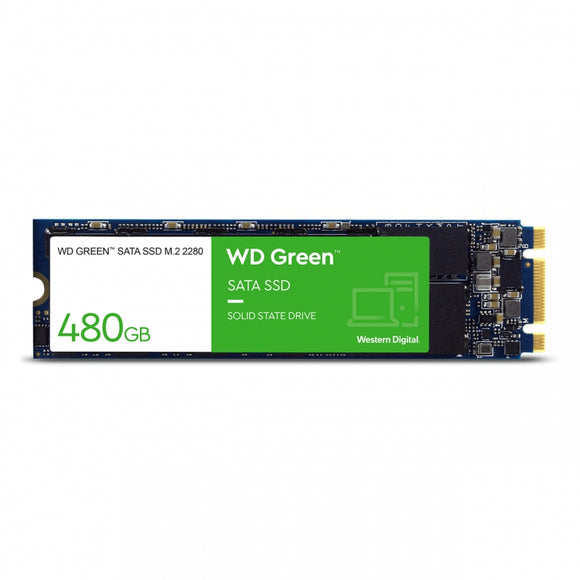 Western Digital WD WDS480G3G0B Green SATA M.2 2280 SSD 480GB 3-Year Limited Warranty