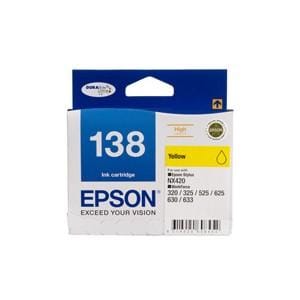 138 High Capacity Yellow ink cartridge Workforce 840 633 630 625 525 60 325 320 NX420