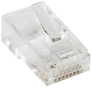 StarTech.com Cat5e RJ45 Stranded Modular Plug Connector - 50 Pkg - Bulk Cat 5e Plugs - 50x RJ45 Ends