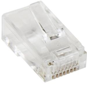 StarTech.com CAT 5E RJ45 SOLID MODULAR PLUG CONNECTOR - 50 PACK