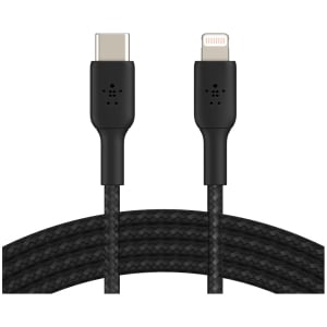 BOOST?CHARGE USB-C TO LIGHTNING BRAIDED CABLE 2M BLACK