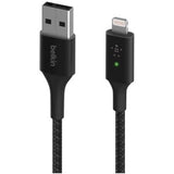 Smart LED USB-A to Lightning Cable Black