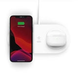 BOOST#CHARGE Dual 15W Wireless Charging Pads White