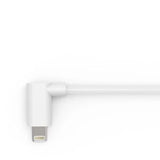 COMPULOCKS 6FT USB-C to 90 Degree Lightning Cable White