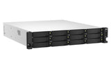 QNAP TS-h1887XU-RP-E2336-32G 18-Bay 2U rackmount NAS 32 GB ECC DDR4, 12 x 2.5"/3.5" SATA 6Gbps HDD/SSD + 6 x 2.5" SATA 6Gbps, 2 x 10GBASE-T, 2 x 2.5Gb