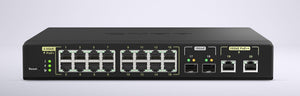 QNAP QSW-M2116P-2T2S -16 ports 2.5GbE RJ45 with 802.3at(30W), 2 ports 10GbE SFP+, 2 ports 10GbE RJ45 with 802.3bt(90W)  -2 yr WTY