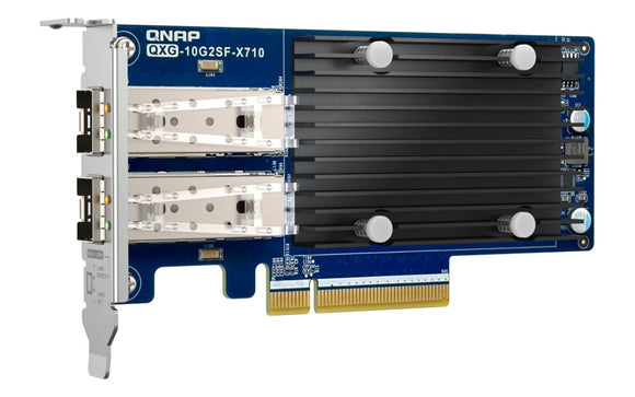 QNA PQXG-10G2SF-X710 Dual-port SFP+ 10GbE network expansion card; low-profile form factor; PCIe Gen3 x8  3 Years Warranty