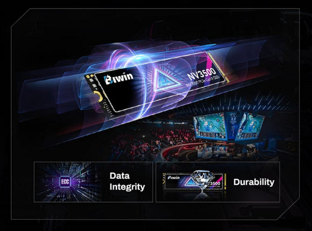 BIWIN NV3500-512G PCIe3.0 M.2 2280 “ up to up to 3500MB/s & 2500MB/s Case pack(Iner/Out) 30/120 BIW-NV3500-512G