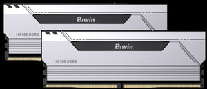 BIWIN DDR5 Memory HX100 Heatsink 6000mhz 32kits (16GB*2) CL34 Silver Black Opal (Gaming) BXH53260HX1-D34DS