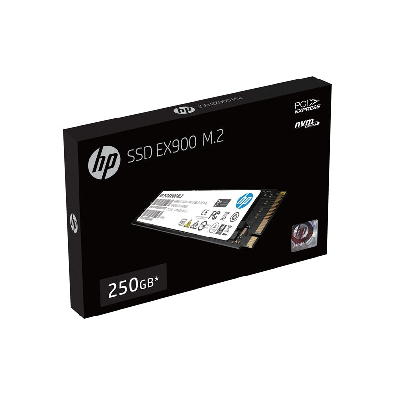 HP EX900 250GB PCIe3.0x4 SSD M.2 SSD 2100MB/s & 1300MB/s  3D NAND Flash