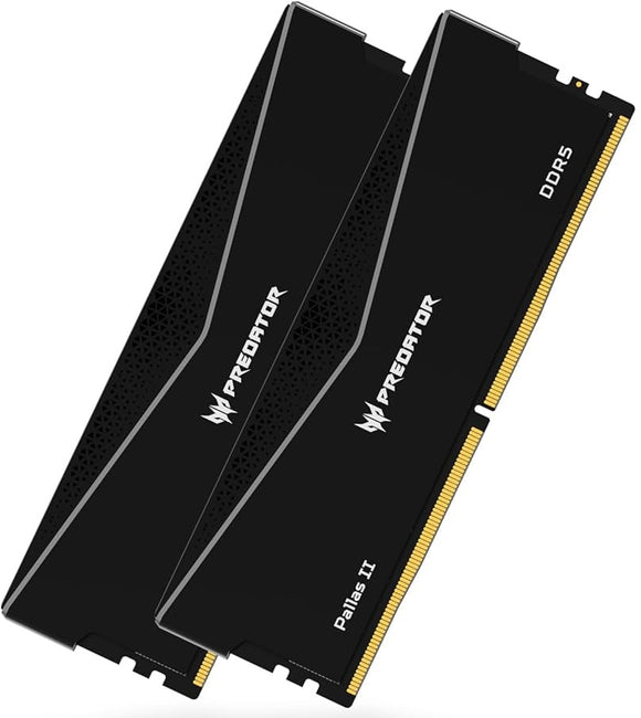 BIWIN (PREDATOR) PREDATOR PALLASII DDR5 32GB Black 16GBx2 6000Mhz 1R8 CL34 Black Supports Intel XMP 3.0 and AMD EXPO CL34