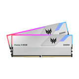 PREDATOR VESTAII 32GB 16GBx2 Silver RGB DDR5 Memory 6400Mhz 1R*8 CL32