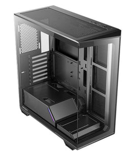 Antec C3 Seamless ATX, mATX, ITX, USB 3.0, Type-C 3.2, 4mm Tempered Glass Gaming Case - SI. no ARGB Fans. Black