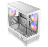 Antec CX500M RGB White Seamless  mATX, ITX, USB-C, Up to 6 Fans. 3 x RGB included (2x Front Right, 1 x Rear). Gaming Case (LS)