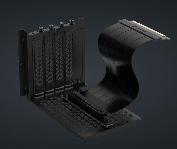 Corsair 6500 Series Vertical GPU Mount Kit - Black  *Compatible with CORSAIR 6500 Series cases only