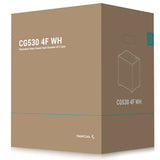 DeepCool CG530 4F WH ATX Case, Tempered Glass, 4 Pre-Instaled Fans, USB3.0×2、Gen2 Type-C x1、Audio/Mic×1, Cable,  Supports Rear Connect