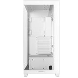 DeepCool CG580 White Panoramic ATX Mid-Tower Case, Up to 2x 360mm Radiators, 9x120mm Fans. Front 2x USB3.0, Audio I/O Panel