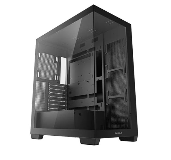 DeepCool CG580 Panoramic ATX Mid-Tower Case, Up to 2x 360mm Radiators, 9x120mm Fans. Front 2x USB3.0, Audio I/O Panel