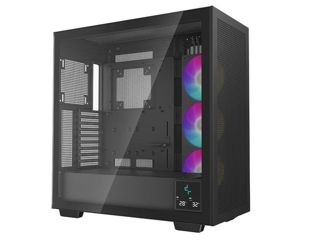 DeepCool MORPHEUS Modular High Airflow ATX Case, 1xPre-Installed Fans, USB3.0×4, Audio×1, Type-C×1