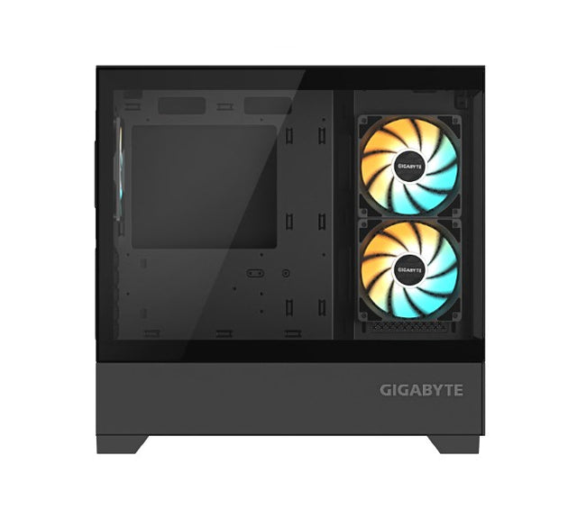 Gigabyte C201 PANORAMIC, Mid Tower, mini-ITX/m-ATX, Black, H431x W242x D430 mm, 5 Slots, USB 3.0 x2, H=502 W=313 D=525 mm