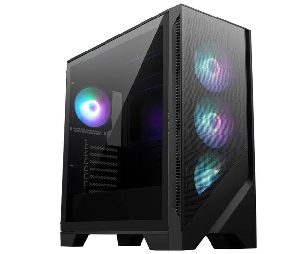 MSI MAG FORGE 320R AIRFLOW Micro ATX Case, 2x USB 3.2, 1x Audio, 1x Mic, 1x LED, 1x 2.5