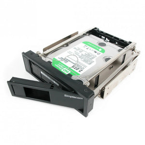 Simplecom SC314, Internal 5.25" Bay Mobile Rack 3.5" SATA HDD Backplane Enclosure, 1 Year Warranty