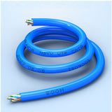 8Ware 350m CAT6A Ethernet 24AWG 30V LAN Cable Roll Bare Copper Twisted Core PVC Jacket on Reel Box Blue >305m