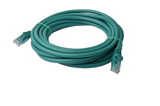 8Ware CAT6A Cable 5m - Green Color RJ45 Ethernet Network LAN UTP Patch Cord Snagless