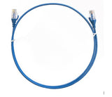 8ware CAT6 Thin Cable 1.5m / 150cm - Blue Color Premium RJ45 Ethernet Network LAN UTP Patch Cord 26AWG