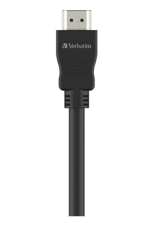 Verbatim HDMI 1.4b Cable 3m - Black  3D Compatible, Audio Return Channel (ARC) HIgh Performance Premium Cable.(LS)