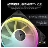 Corsair LX120 Triple Black - iCUE LINK LX120 RGB 120mm PWM Fans Starter Kit