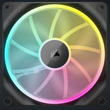 Corsair iCUE LINK LX140 RGB 140mm PWM Fans Starter Kit BLACK Dual Pack FAN SIZE 140mm x 25mm LED Color RGB FIVE-YEAR WARRANTY