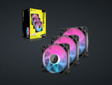 Corsair RX120 RGB iCUE LINK RX120 RGB 120mm PWM Fan Triple Starter Kit