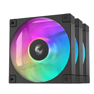 DeepCool FD12 ARGB 3 in 1 (3-Pack) Performance 120mm Case Fans, 4-pin PWM, 400~2050 RPM, Hydro Bearing, Addressable RGB LED