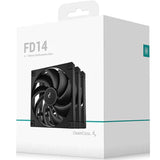 DeepCool FD14(3IN1) Performance 140mm Case Fans ,4-pin PWM,  400-1650 RPM, Hydro Bearing