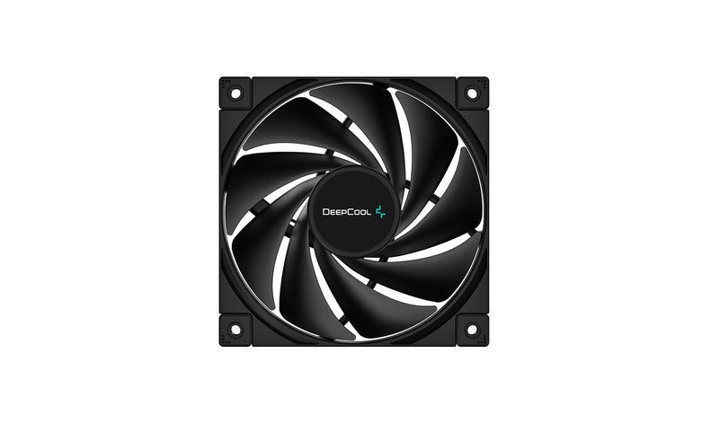 DeepCool FK120 High-Performance PWM Fan 120mm, 500-1850 RPM, High Static Pressure & Airflow, Shock Absorbing, Silent Efficiency