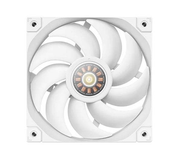 DeepCool FT12 White High-Performance Cooling 120mm Fans,  500-2150RPM, Low Operation Noise, High End Material