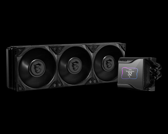 MSI MEG CORELIQUID S360 Liquid Cooler, LGA 1150/1151/1155/1156/1200/1700, LGA 2011/2011-3/2066, AM4/FM2+/FM2/FM1/AM3+/AM3/AM2+/AM2/SocketTR4/sTRX4/SP3