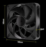 Corsair RS140 MAX 140mm PWM Thick Fans - Dual Pack Speed 1600 RPM  FAN SIZE 140mm x 30mm Fan Warranty 5 Year